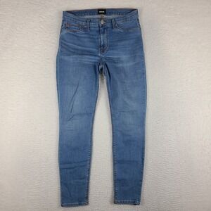 Hudson Jeans Womens 28x27 Blue Natalie Super Skinny Light Wash Denim